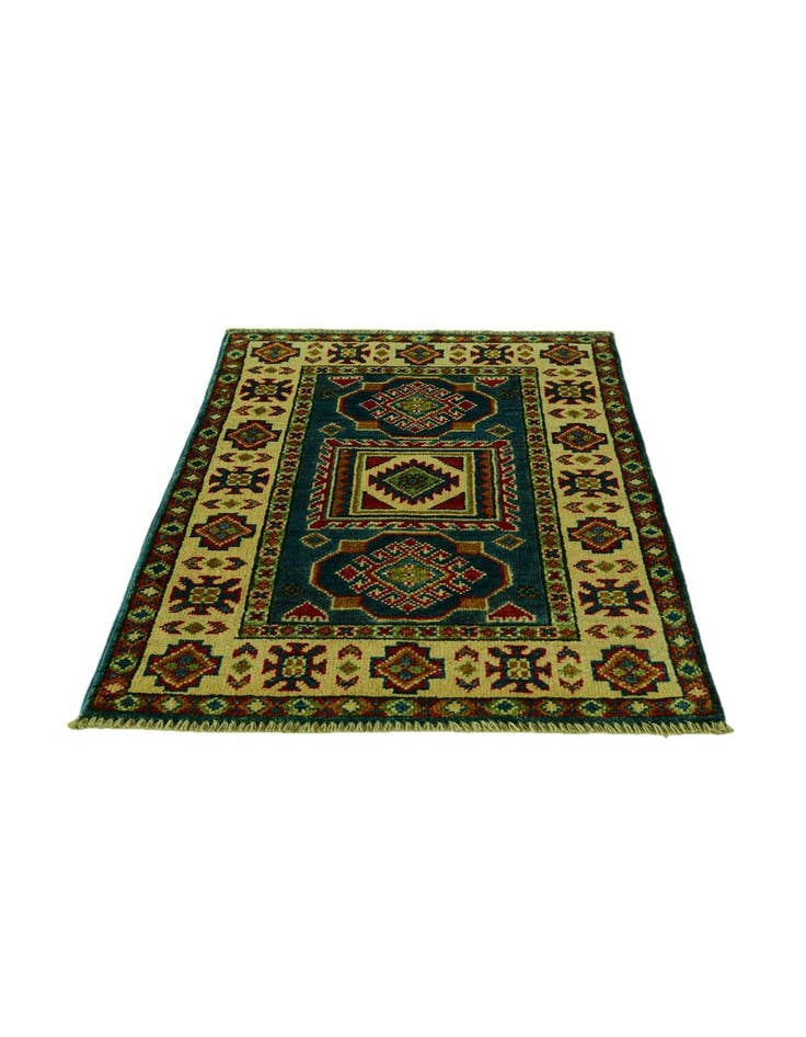 Detail image of 2' x 3' 1 Hand Knotted Kazak Rug