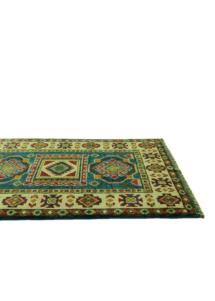 2' x 3' 1 Hand Knotted Kazak Rug