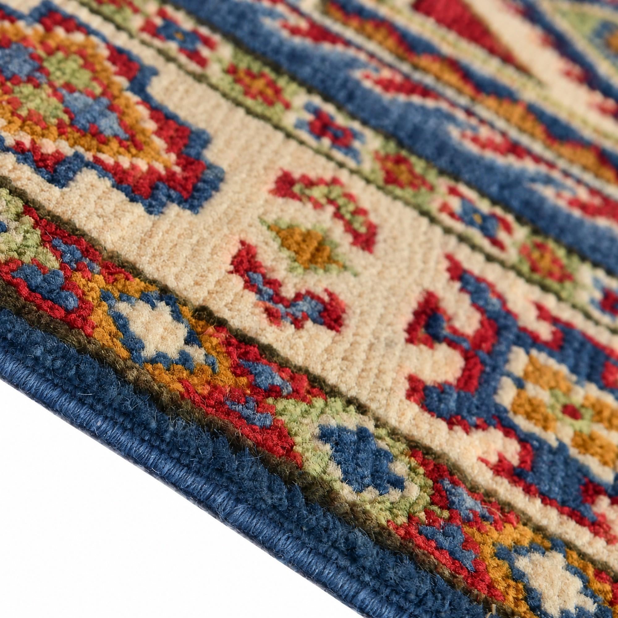 Detail image 8 of 12: 2' x 3' 1 Hand Knotted Kazak Rug