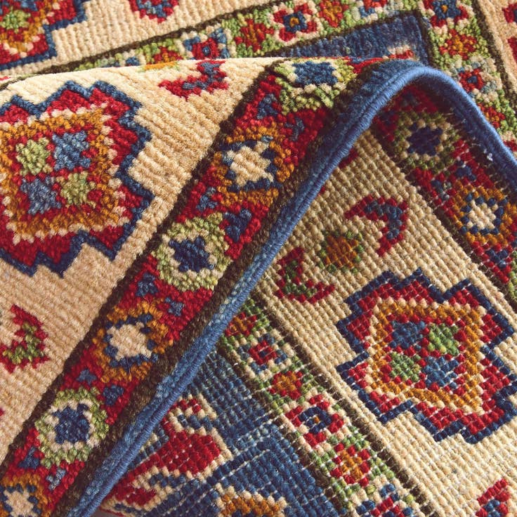 Detail image of 2' x 3' 1 Hand Knotted Kazak Rug