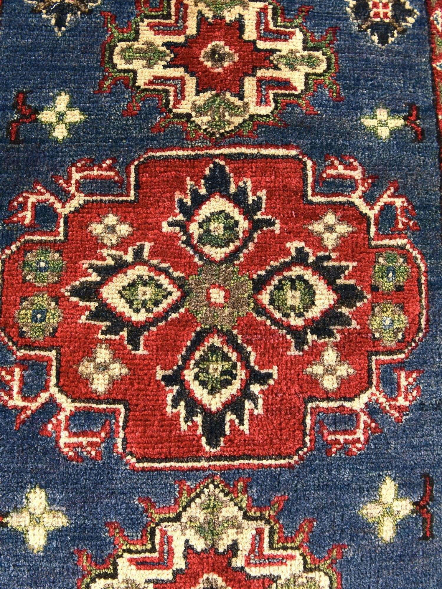 2' x 2' 11 Hand Knotted Kazak Rug