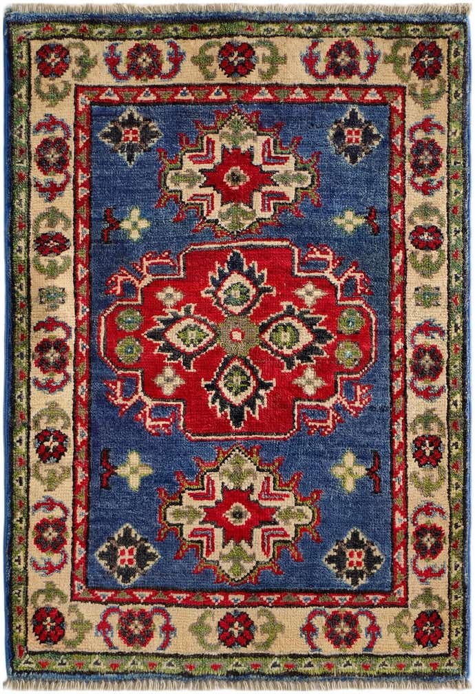 2' x 2' 11 Hand Knotted Kazak Rug