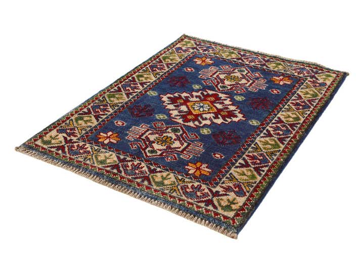 2' 2 x 2' 11 Hand Knotted Kazak Rug