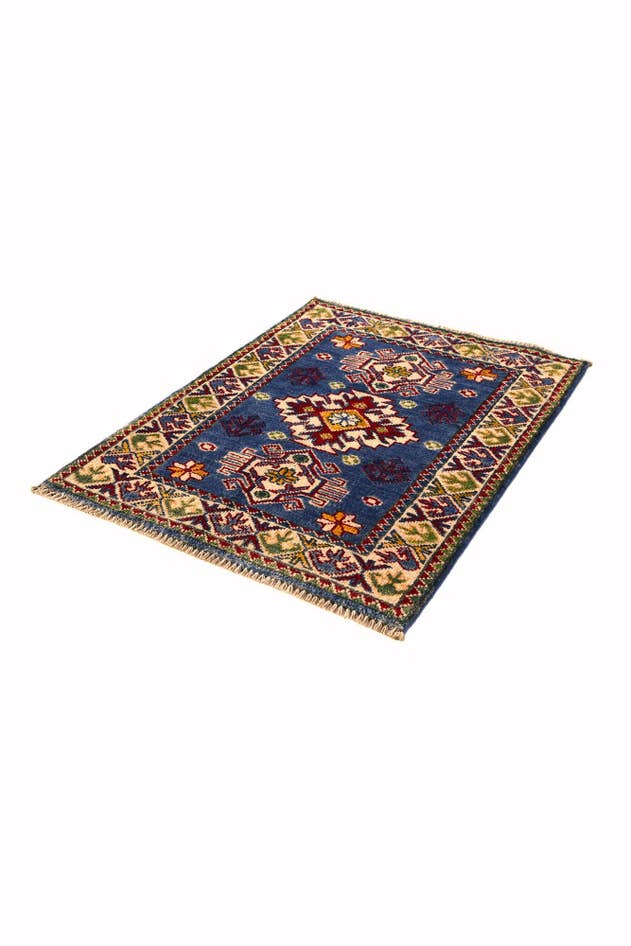 Detail image of 2' 2 x 2' 11 Hand Knotted Kazak Rug