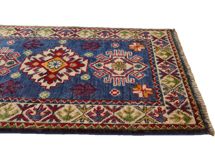 Detail image of 2' 2 x 2' 11 Hand Knotted Kazak Rug