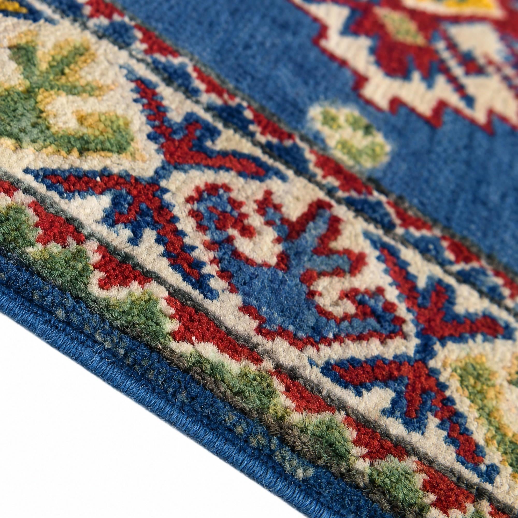 Detail image 8 of 12: 2' 2 x 2' 11 Hand Knotted Kazak Rug