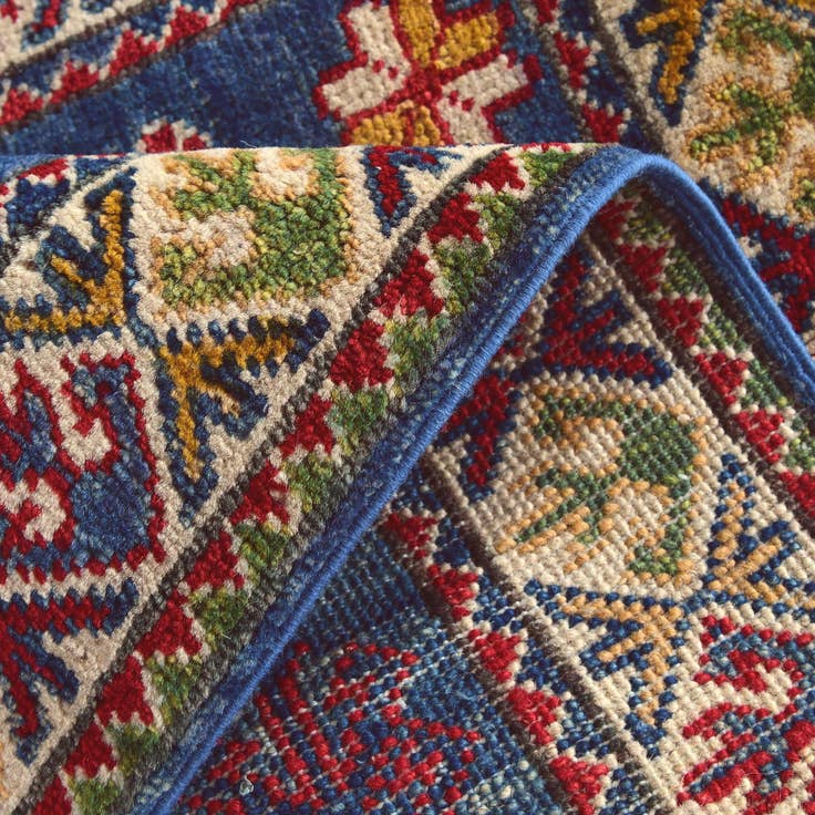 Detail image of 2' 2 x 2' 11 Hand Knotted Kazak Rug