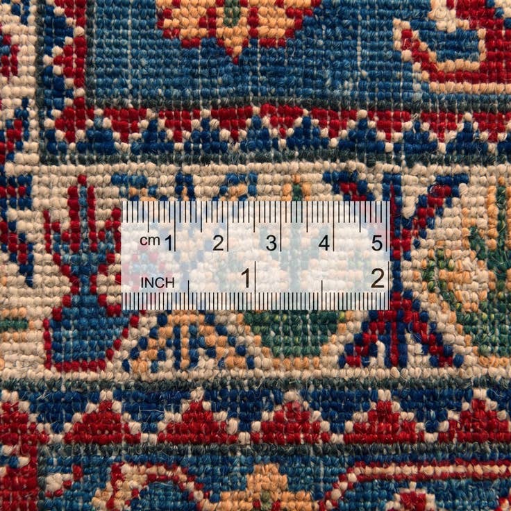 Detail image of 2' 2 x 2' 11 Hand Knotted Kazak Rug