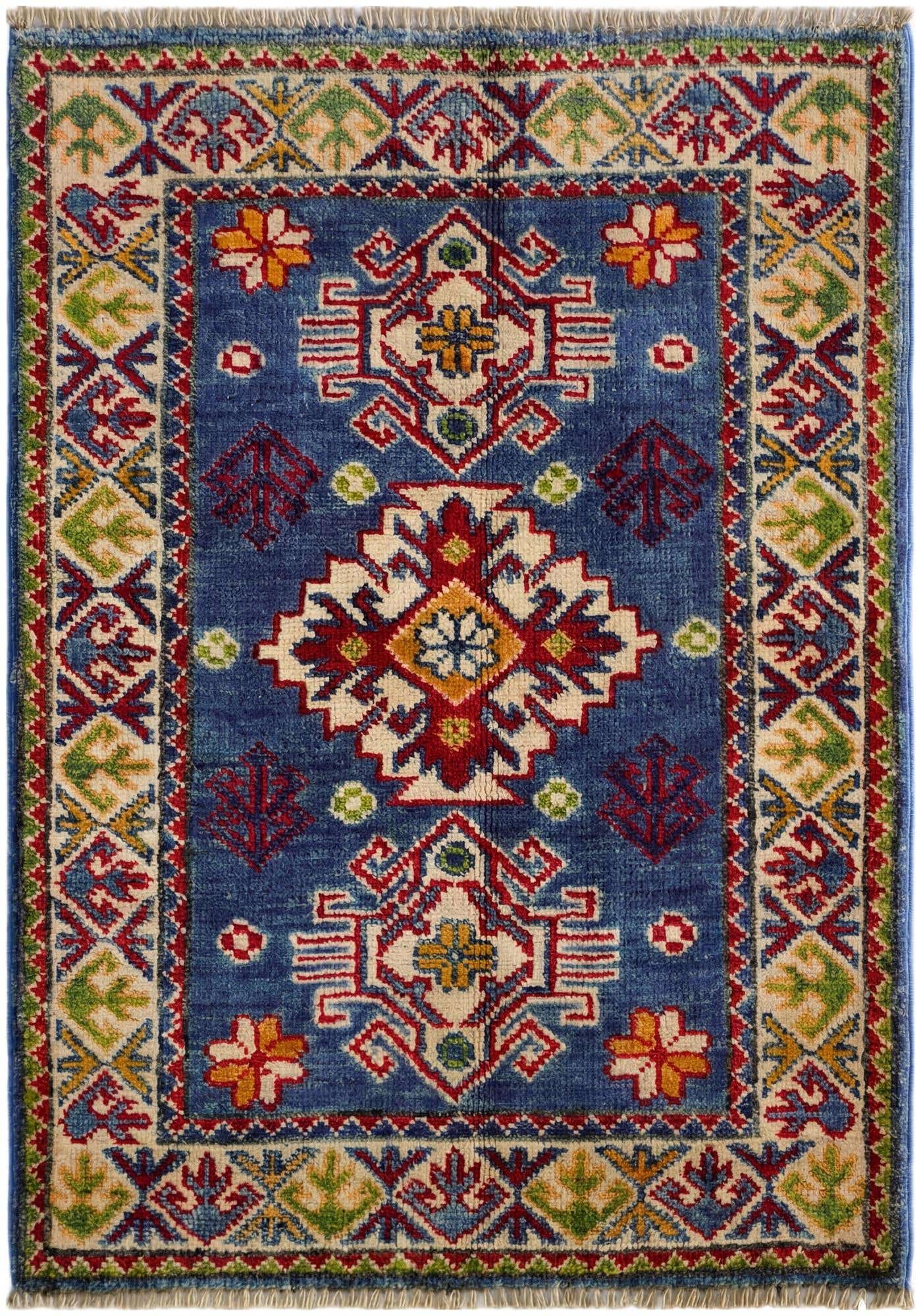 2' 2 x 2' 11 Hand Knotted Kazak Rug