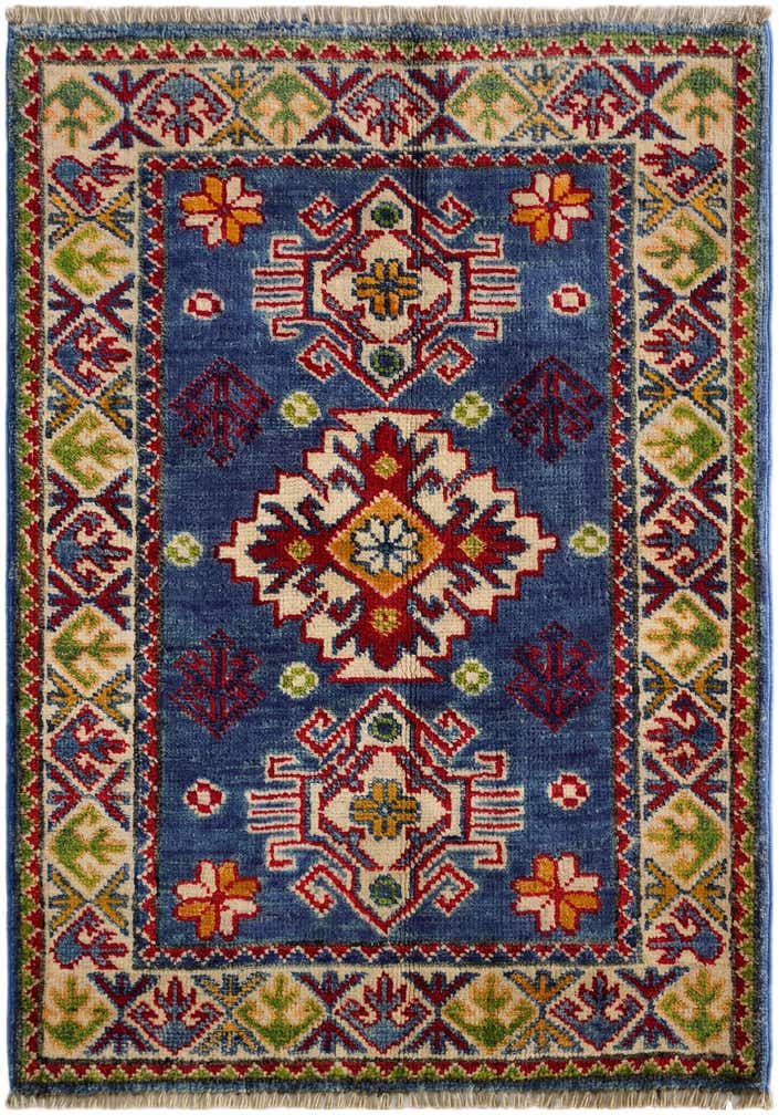 2' 2 x 2' 11 Hand Knotted Kazak Rug