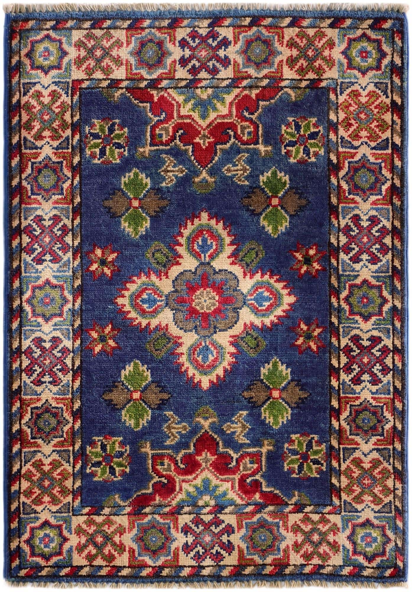 2' x 2' 11 Hand Knotted Kazak Rug