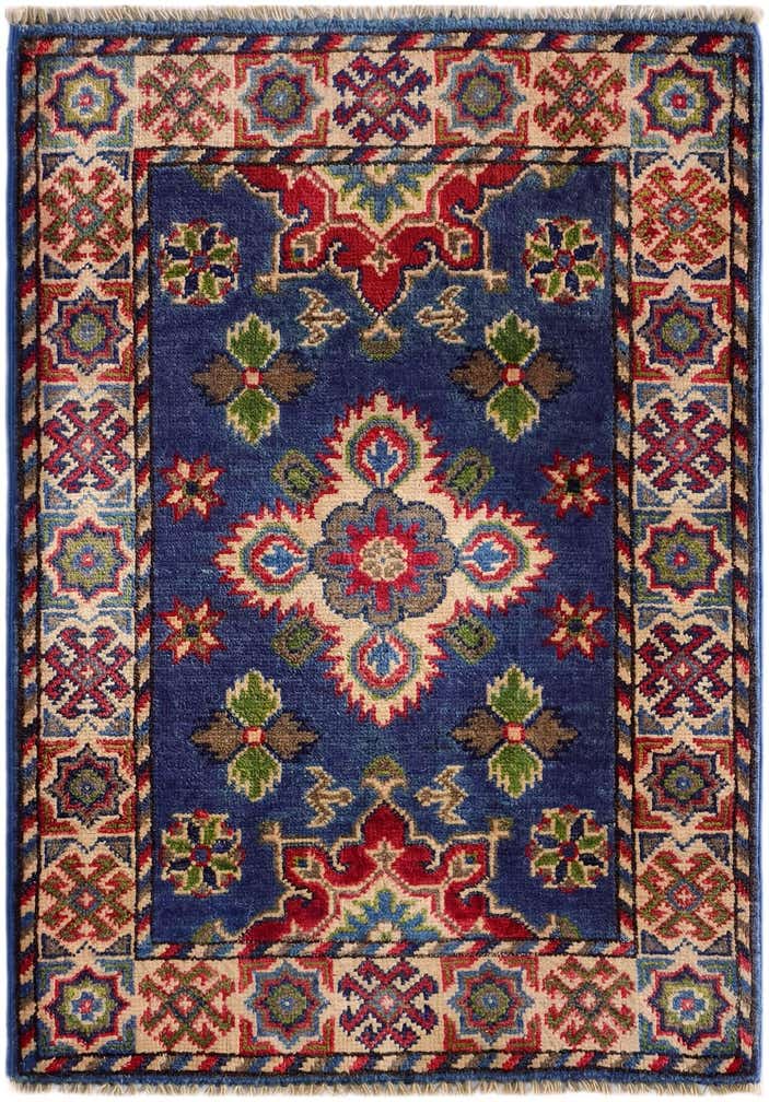 2' x 2' 11 Hand Knotted Kazak Rug