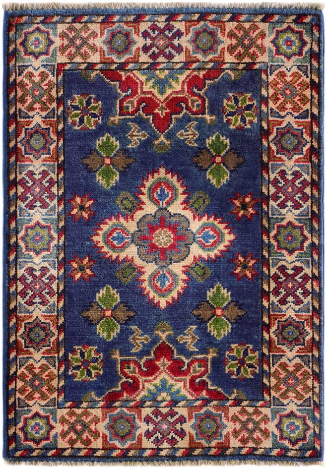 Detail image of 2' x 2' 11 Hand Knotted Kazak Rug