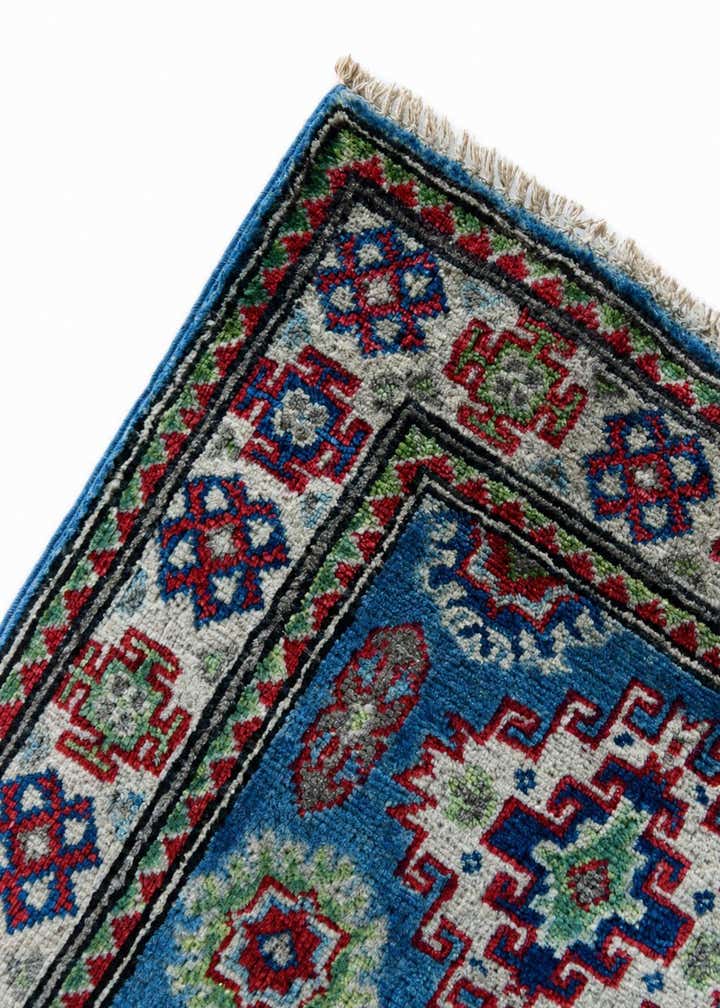 2' x 3' Hand Knotted Kazak Rug