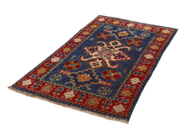 Detail image of 1' 11 x 3' 3 Hand Knotted Kazak Rug