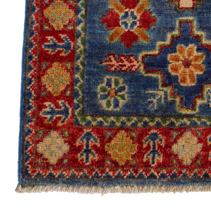 1' 11 x 3' 3 Hand Knotted Kazak Rug