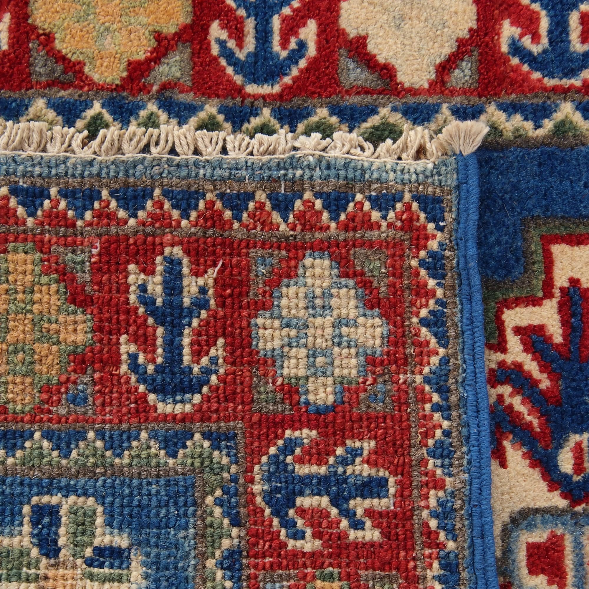 Detail image 12 of 12: 1' 11 x 3' 3 Hand Knotted Kazak Rug