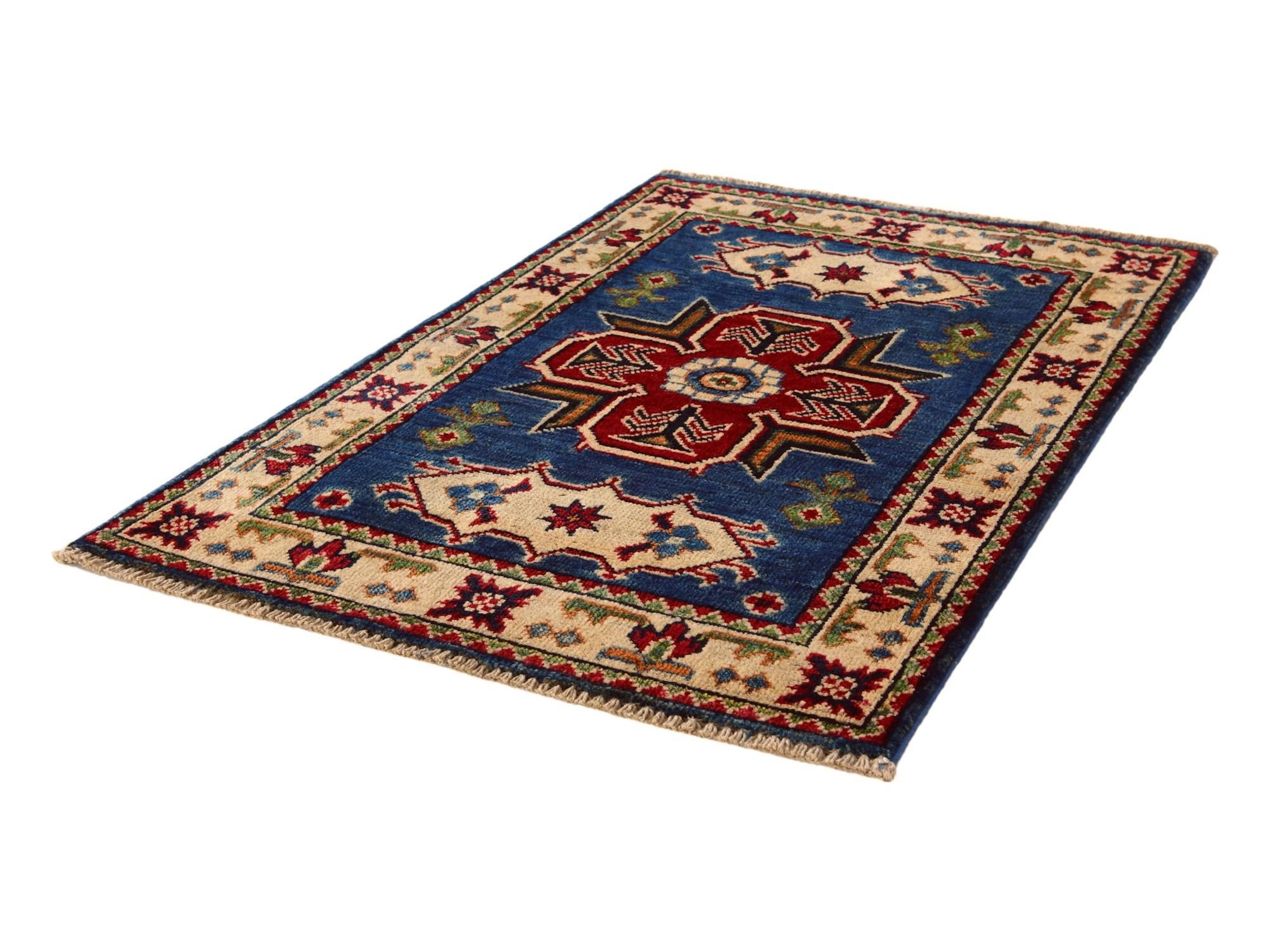 2' x 3' Hand Knotted Kazak Rug