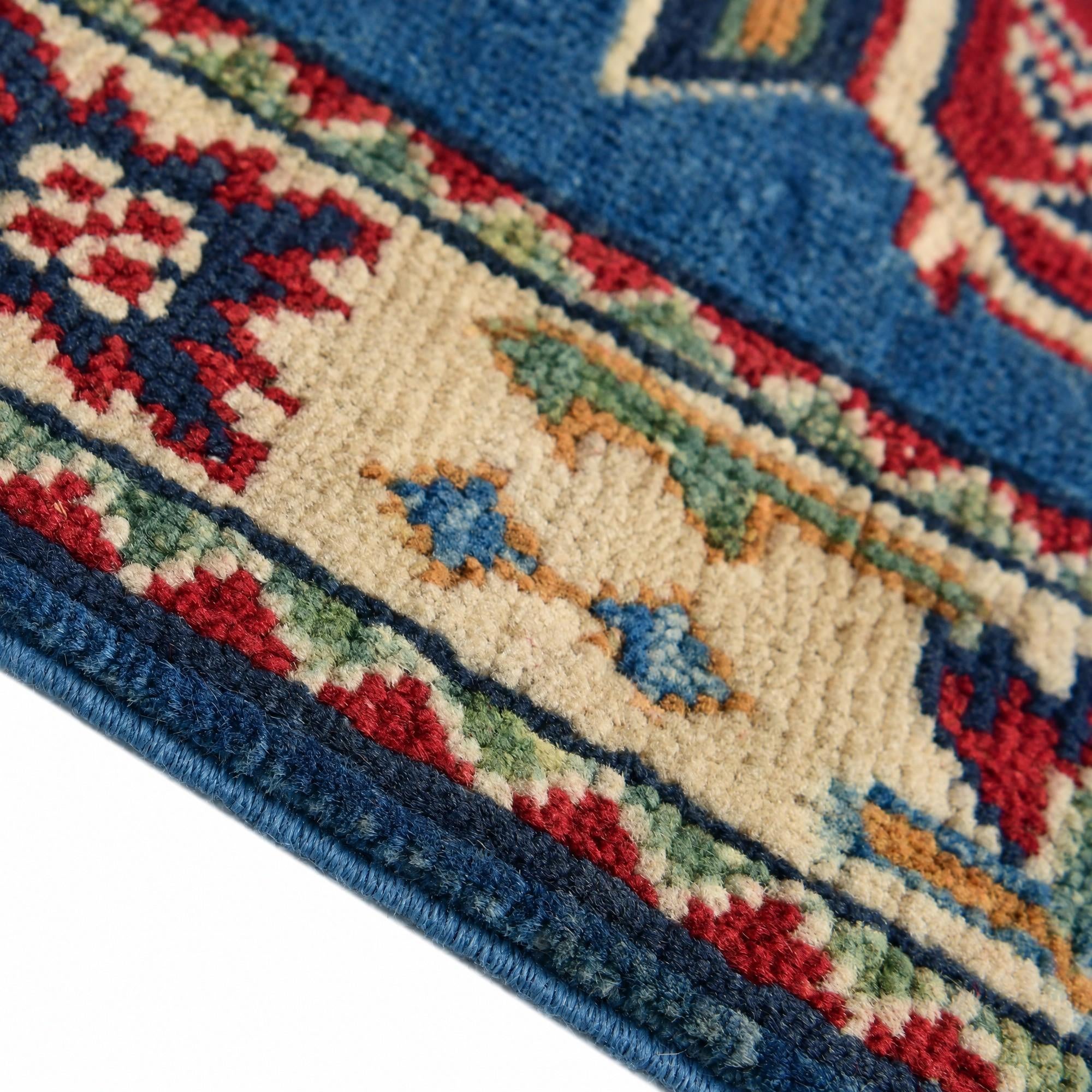 60cm x 90cm Hand Knotted Kazak Rug