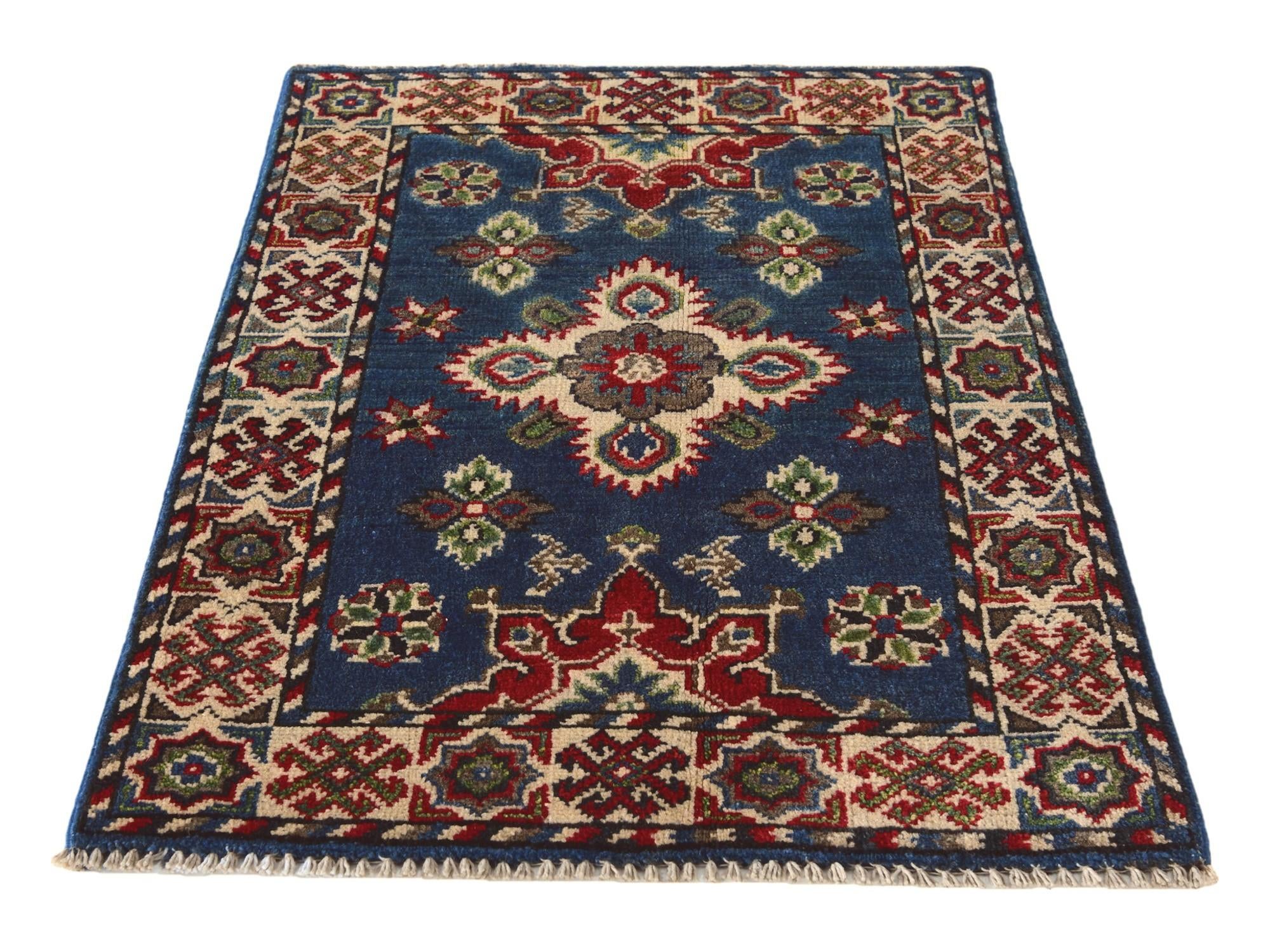2' 1 x 3' Hand Knotted Kazak Rug