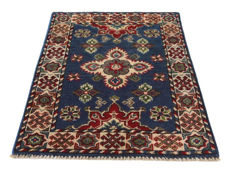 Detail image of 2' 1 x 3' Hand Knotted Kazak Rug