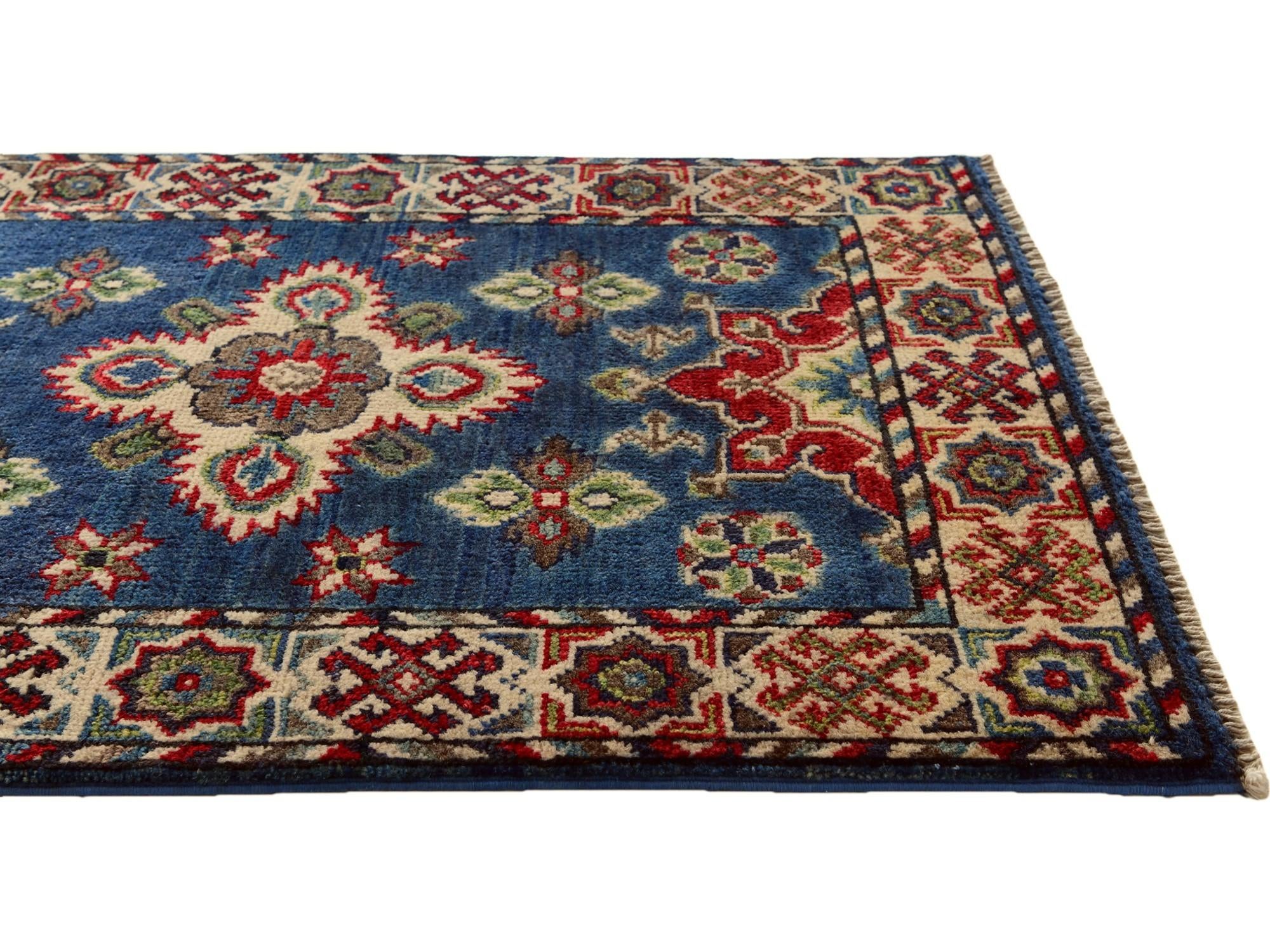 2' 1 x 3' Hand Knotted Kazak Rug
