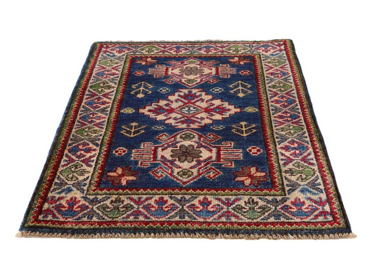 Detail image of 2' 1 x 3' 1 Hand Knotted Kazak Rug