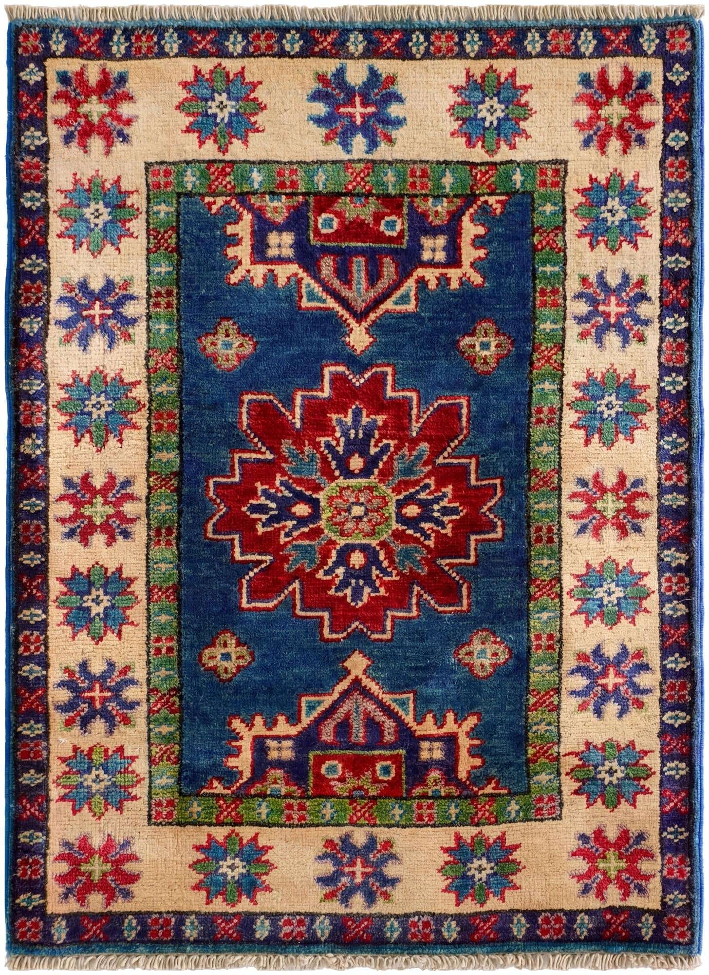 2' 1 x 2' 8 Hand Knotted Kazak Rug