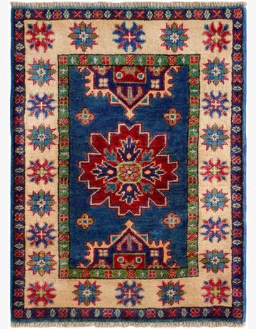 2' 1 x 2' 8 Hand Knotted Kazak Rug