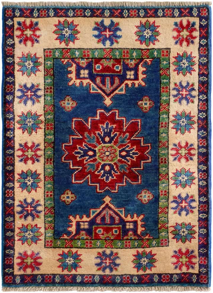 2' 1 x 2' 8 Hand Knotted Kazak Rug