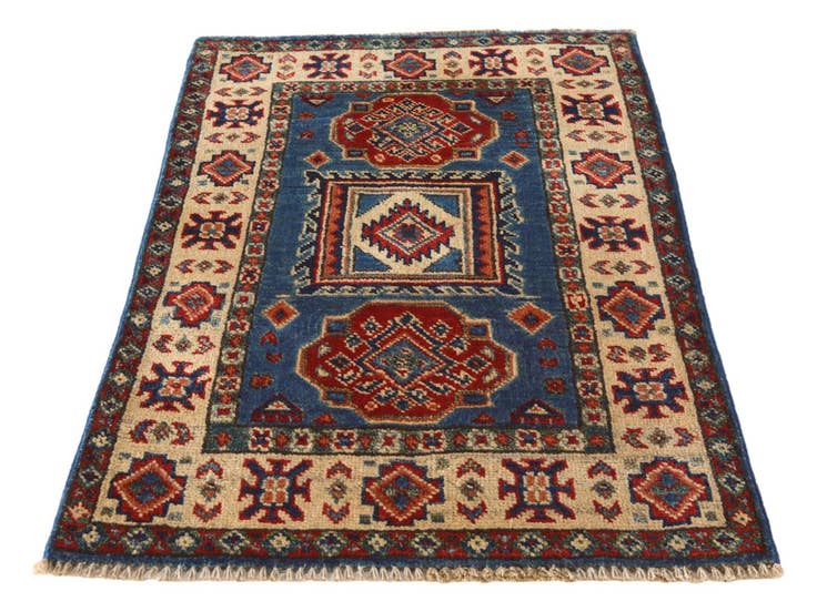 Detail image of 2' x 3' Hand Knotted Kazak Rug