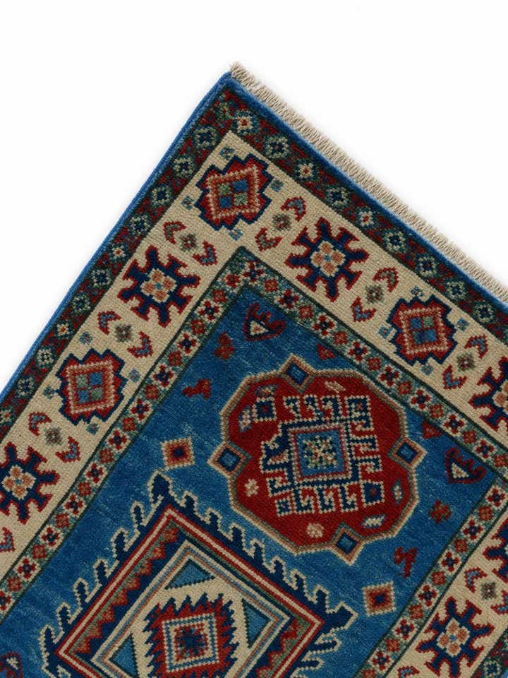 2' x 3' Hand Knotted Kazak Rug