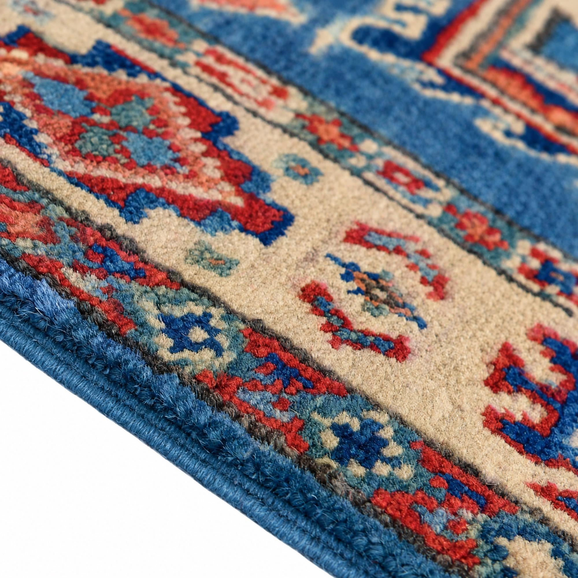 Detail image 8 of 12: 2' x 3' Hand Knotted Kazak Rug
