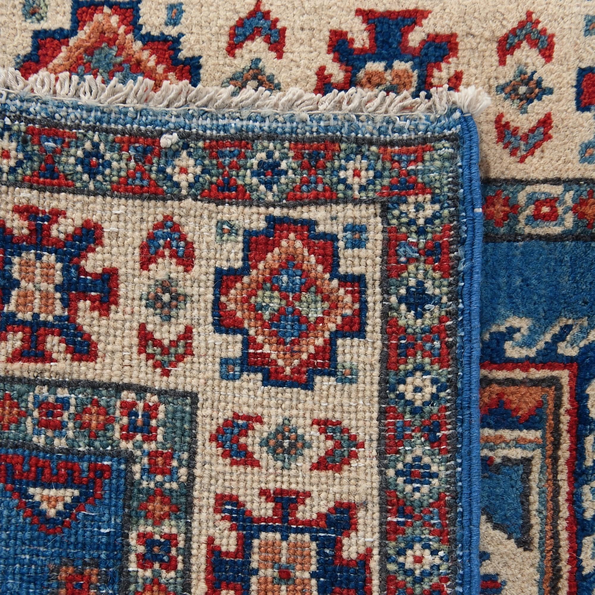 Detail image 12 of 12: 2' x 3' Hand Knotted Kazak Rug