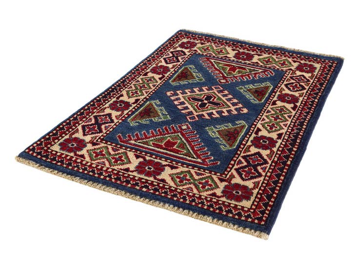 Detail image of 1' 11 x 2' 10 Hand Knotted Kazak Rug
