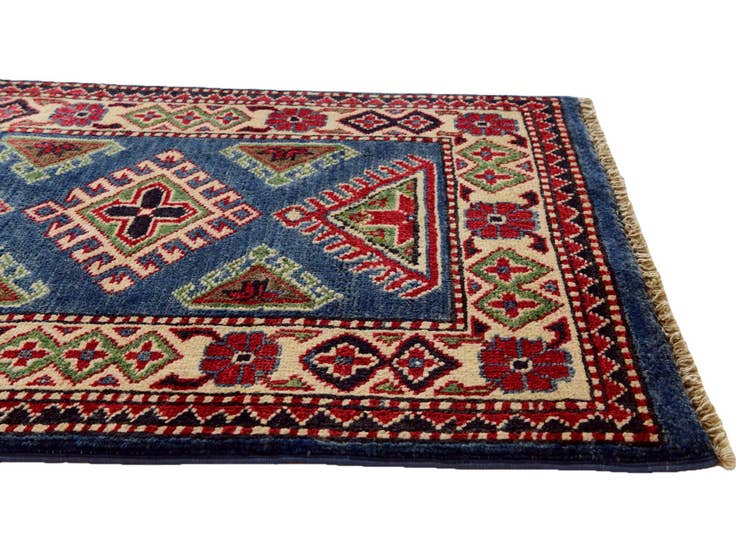 Detail image of 1' 11 x 2' 10 Hand Knotted Kazak Rug