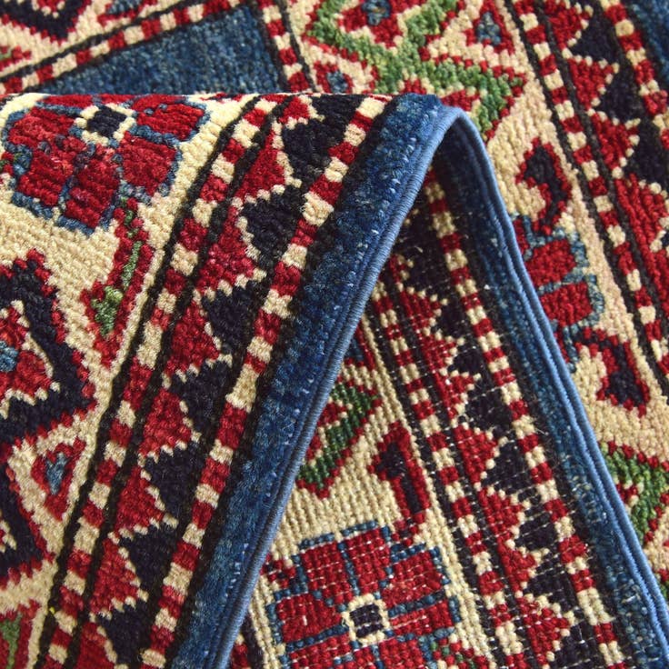 Detail image of 1' 11 x 2' 10 Hand Knotted Kazak Rug