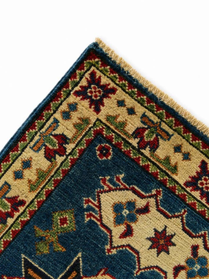 Detail image of 2' x 3' Hand Knotted Kazak Rug
