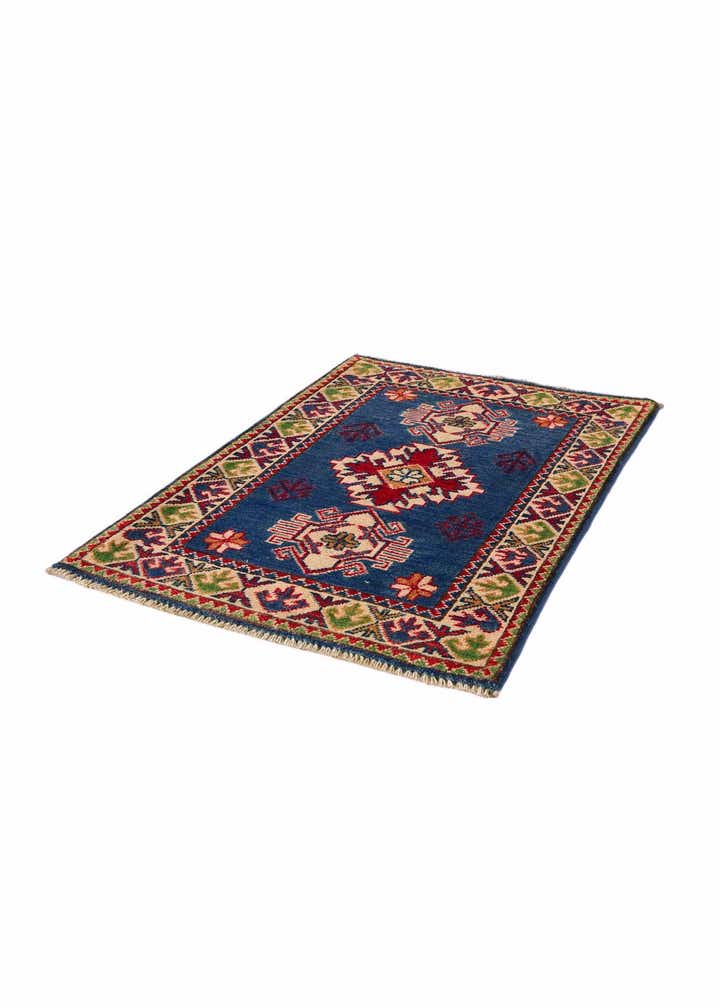 2' x 3' 1 Hand Knotted Kazak Rug