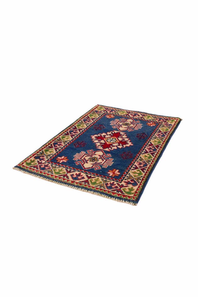 Detail image of 2' x 3' 1 Hand Knotted Kazak Rug