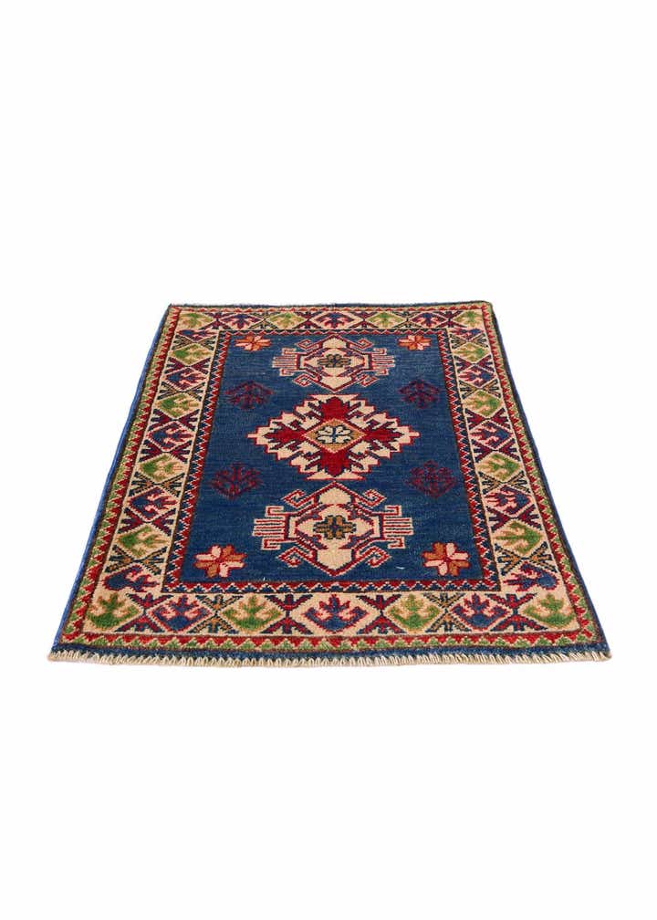 2' x 3' 1 Hand Knotted Kazak Rug