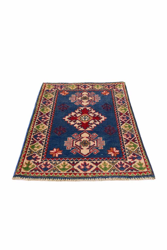 2' x 3' 1 Hand Knotted Kazak Rug
