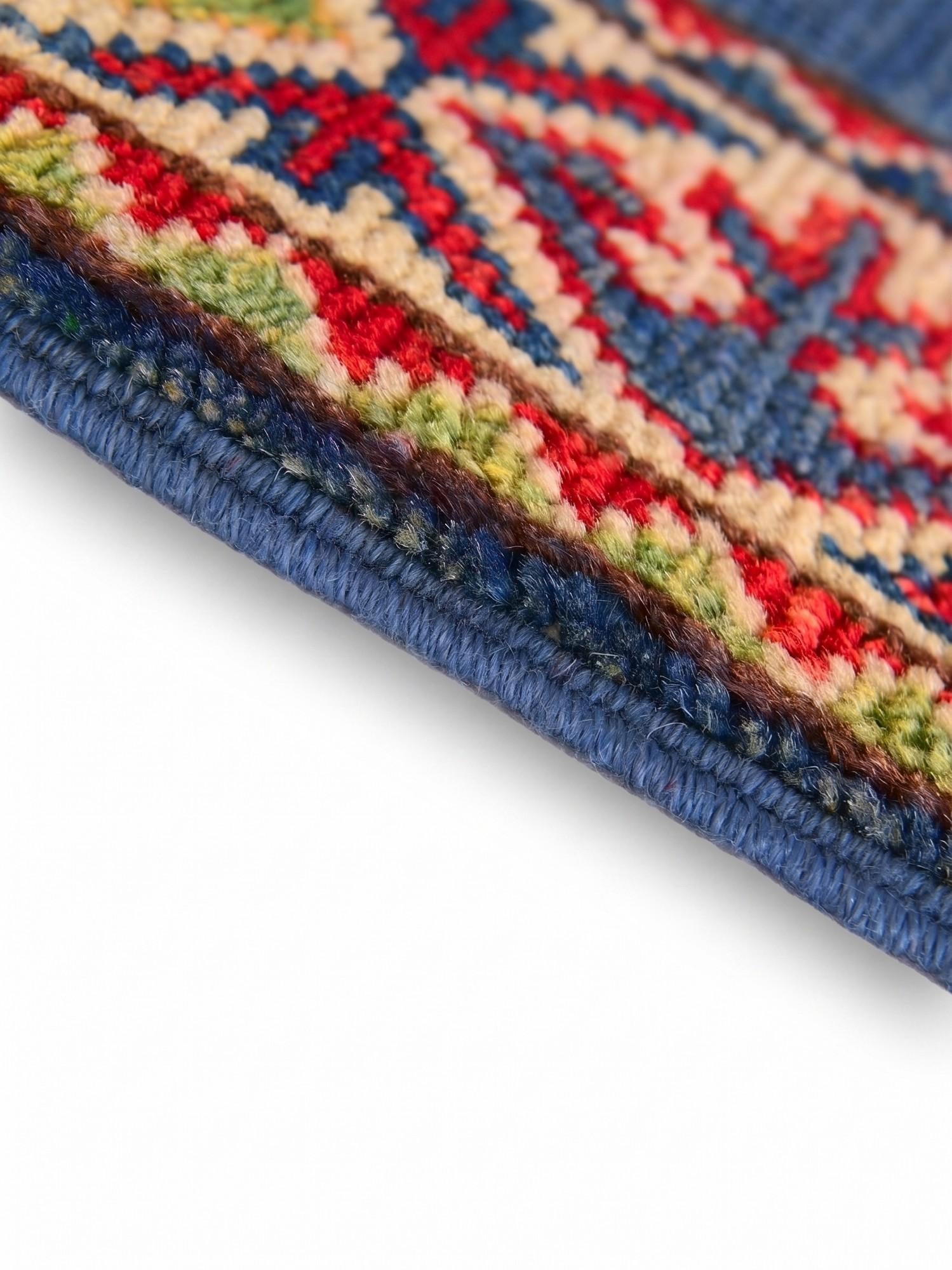 Detail image 8 of 12: 2' x 3' 1 Hand Knotted Kazak Rug