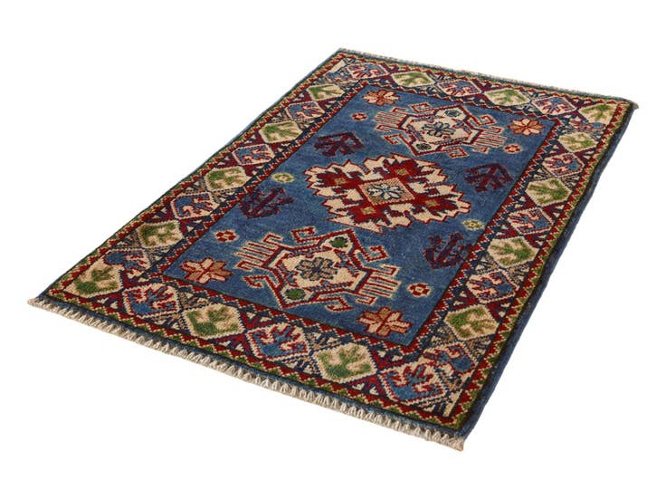 Detail image of 2' x 3' Hand Knotted Kazak Rug