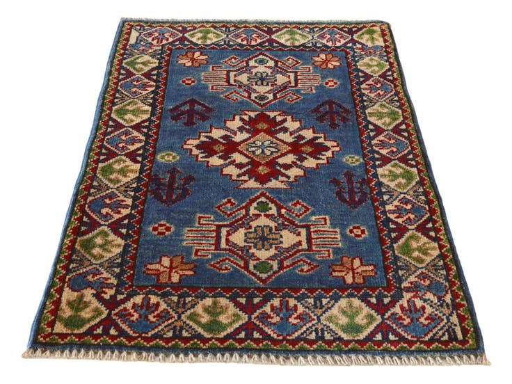 Detail image of 2' x 3' Hand Knotted Kazak Rug