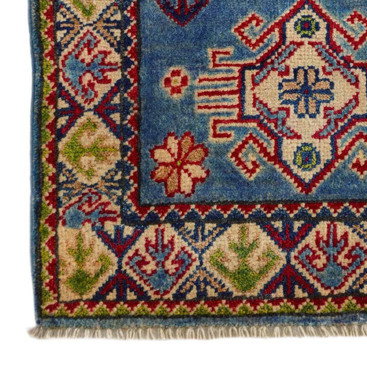Detail image of 2' x 3' Hand Knotted Kazak Rug