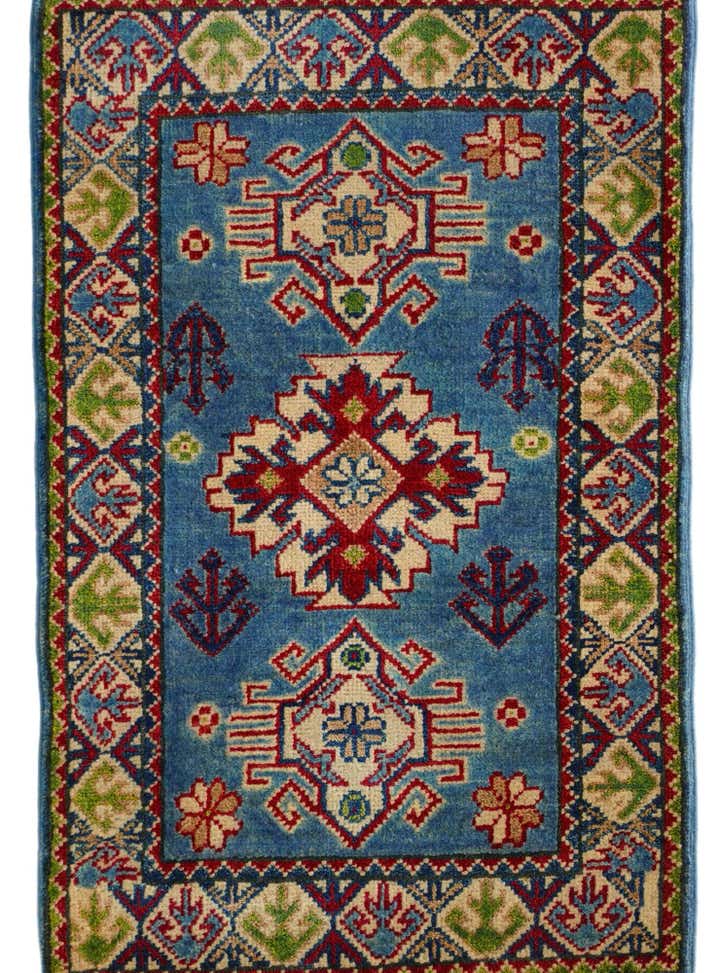 2' x 3' Hand Knotted Kazak Rug