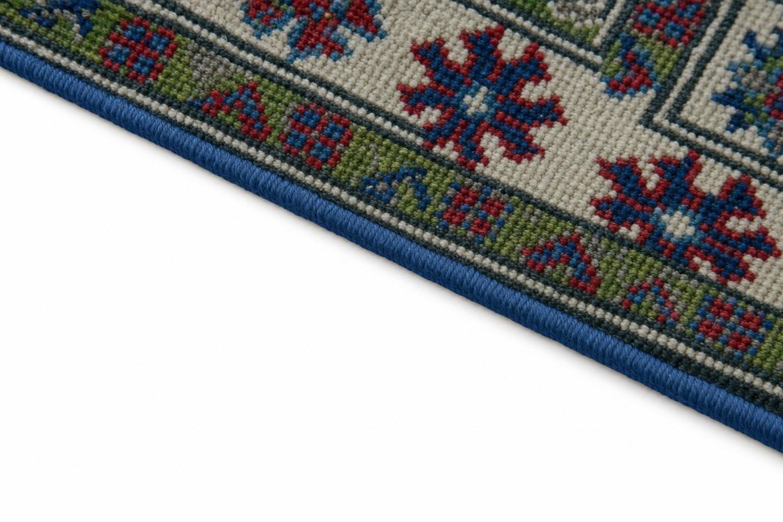 Detail image 8 of 12: 2' 1 x 2' 11 Hand Knotted Kazak Rug