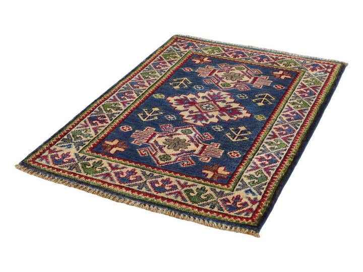 2' x 3' Hand Knotted Kazak Rug