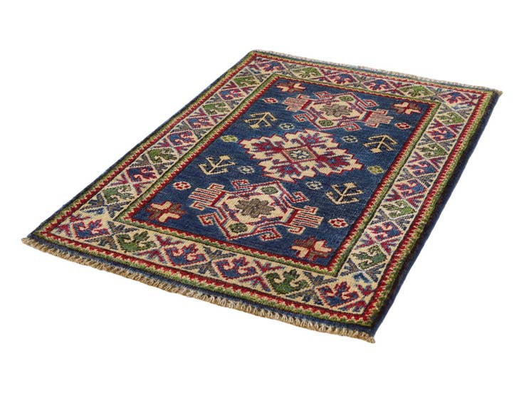 Detail image of 2' x 3' Hand Knotted Kazak Rug